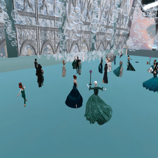 Teal and White night at Poppy's 03-02-13 ~LadyDawn Starbrook