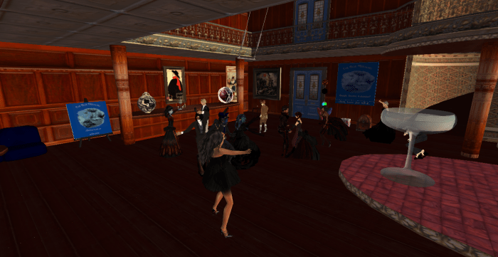 Fogwoman Gray's 50th b-day celebration at the Blue Mermaid, 2013. ~Aevalle Galicia