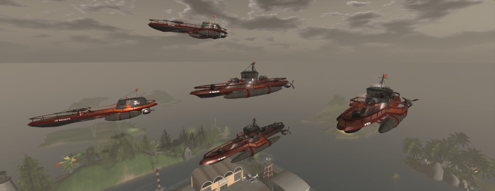 Crimson Pirates take to the air for patrol, 2013. ~Aevalle Galicia
