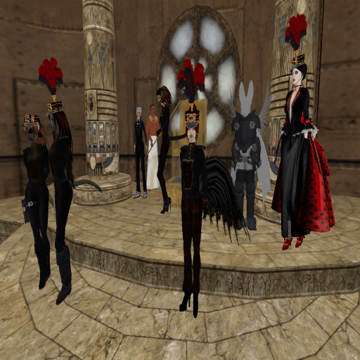 The Caledon Catgirl Brigade was unveiled (along with the Robokitteh) on Caledon's 3rd Anniversary, creating a tradition of the CCB event ending the evening events. Photo taken by the late Duchess of Glengarry, Jillian Vayandar. Supplied by Wrath Constantine