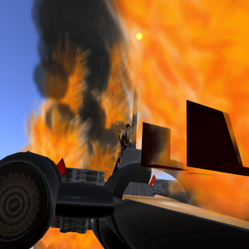 The Firey End of the Crimson Fang I (sometimes air travel isn't all that safe) 2008--pictured is Rachire Wulluf ~Wrath Constantine